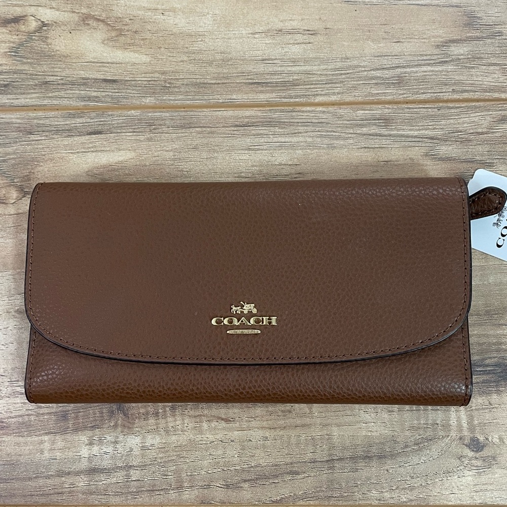NWT COACH Checkbook Wallet